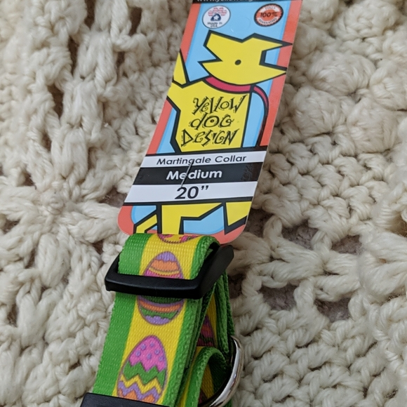 NWT Dog collar Easter eggs medium MARTINGALE - Picture 2 of 7